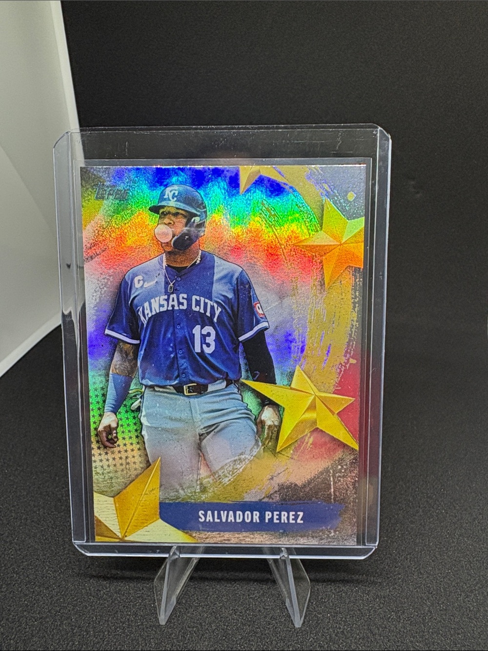 Topps Kansas City Salvador Perez Stars of MLB Holo Card